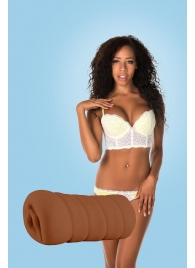 Коричневый мастурбатор-вагина BRIANNA - Dream Toys - в Люберцах купить с доставкой