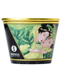 Массажная свеча Exotic Green Tea с ароматом зелёного чая - 170 мл. - Shunga - купить с доставкой в Люберцах