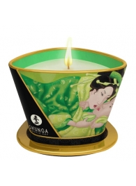 Массажная свеча Exotic Green Tea с ароматом зелёного чая - 170 мл. - Shunga - купить с доставкой в Люберцах