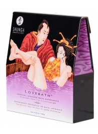 Соль для ванны Lovebath Sensual lotus, превращающая воду в гель - 650 гр. - Shunga - купить с доставкой в Люберцах