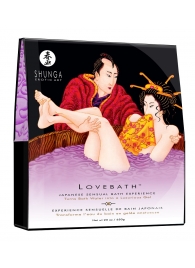 Соль для ванны Lovebath Sensual lotus, превращающая воду в гель - 650 гр. - Shunga - купить с доставкой в Люберцах
