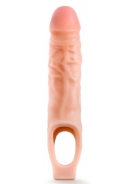 Телесная насадка на пенис 9 Inch Cock Sheath Extender - 22,2 см. - Blush Novelties - в Люберцах купить с доставкой