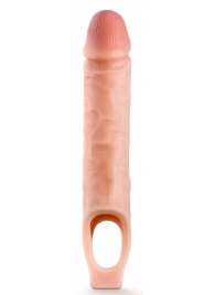 Телесная насадка на пенис 10 Inch Cock Sheath Extender - 25 см. - Blush Novelties - в Люберцах купить с доставкой