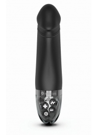Черный вибратор с электростимуляцией Real Deal Neal - 16,5 см. - MyStim - купить с доставкой в Люберцах