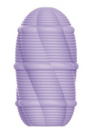 Сиреневый мастурбатор-яйцо Smooth Stripes - Baile - в Люберцах купить с доставкой