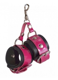 Розово-черный брелок  Наручники - Sitabella - купить с доставкой в Люберцах