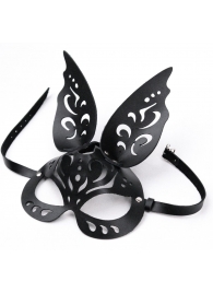 Черная ажурная маска  Зайка  с ушками - Crazy Handmade - купить с доставкой в Люберцах