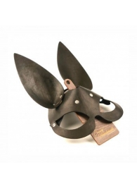 Черная гладкая маска  Зайка  с длинными ушками - Crazy Handmade - купить с доставкой в Люберцах