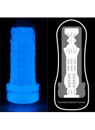 Светящийся в темноте мастурбатор Lumino Play Masturbator Pocketed - Lovetoy - в Люберцах купить с доставкой