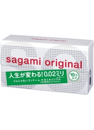 Ультратонкие презервативы Sagami Original 0.02 - 10 шт. - Sagami - купить с доставкой в Люберцах