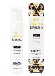 Возбуждающий гель Hot Vanilla Espresso Arousal Gel - 15 мл. - Exsens - купить с доставкой в Люберцах