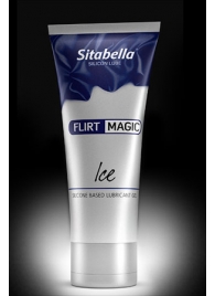 Силиконовая гель-смазка FLIRT MAGIC Ice с лёгким пролонгирующим эффектом - 75 мл. - Sitabella - купить с доставкой в Люберцах