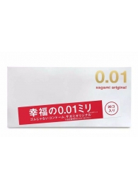Ультратонкие презервативы Sagami Original 0.01 - 20 шт. - Sagami - купить с доставкой в Люберцах