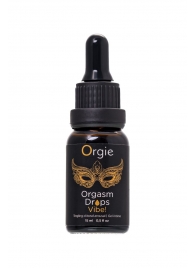 Возбуждающий гель для клитора ORGIE Orgasm Drops Vibe - 15 мл. - ORGIE - купить с доставкой в Люберцах