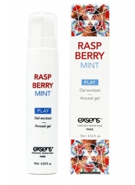 Возбуждающий гель Raspberry Mint с ароматом малины и мяты - 15 мл. - Exsens - купить с доставкой в Люберцах