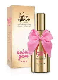 Гель с ароматом жвачки Bubblegum 2-in-1 Scented Silicone Massage And Intimate Gel - 100 мл. - Bijoux Indiscrets - купить с доставкой в Люберцах