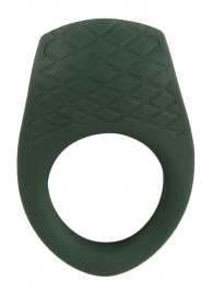 Зеленое эрекционное виброкольцо Luxurious Vibro Cock Ring - Orion - в Люберцах купить с доставкой