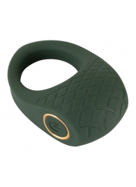 Зеленое эрекционное виброкольцо Luxurious Vibro Cock Ring - Orion - в Люберцах купить с доставкой