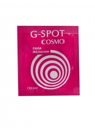 Стимулирующий интимный крем для женщин Cosmo G-spot - 2 гр. - Биоритм - купить с доставкой в Люберцах