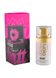 Возбуждающий гель Golden Chups с малиновым ароматом - 17 мл. - INTT - купить с доставкой в Люберцах