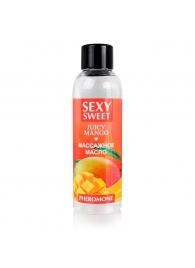 Массажное масло Sexy Sweet Juicy Mango с феромонами и ароматом манго - 75 мл. - Биоритм - купить с доставкой в Люберцах