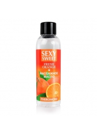 Массажное масло Sexy Sweet Fresh Orange с ароматом апельсина и феромонами - 75 мл. - Биоритм - купить с доставкой в Люберцах