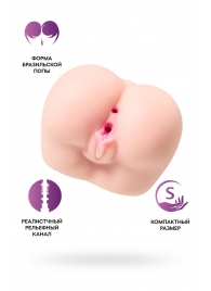Реалистичный мастурбатор Paula с 2 любовными тоннелями - ToyFa - в Люберцах купить с доставкой