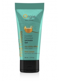 Съедобный интимный гель Orgie Lube Tube Cocktail Pina Colada - 50 мл. - ORGIE - купить с доставкой в Люберцах