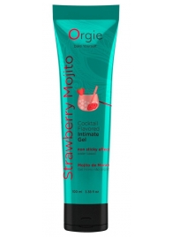 Съедобный интимный гель Orgie Lube Tube Cocktail Strawberry Mojito - 100 мл. - ORGIE - купить с доставкой в Люберцах