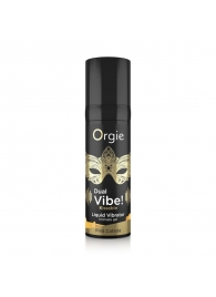 Съедобный гель Dual Vibe Pina Colada с эффектом вибрации и вкусом коктейля пина колада - 15 мл. - ORGIE - купить с доставкой в Люберцах