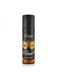 Съедобный гель Dual Vibe Sex On The Beach с эффектом вибрации и вкусом коктейля «секс на пляже» - 15 мл. - ORGIE - купить с доставкой в Люберцах