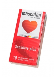 Презервативы Masculan Sensitive plus - 10 шт. - Masculan - купить с доставкой в Люберцах