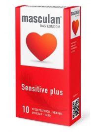 Презервативы Masculan Sensitive plus - 10 шт. - Masculan - купить с доставкой в Люберцах