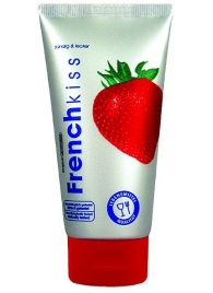 Съедобный лубрикант Frenchkiss с ароматом клубники - 75 мл. - Joy Division - купить с доставкой в Люберцах
