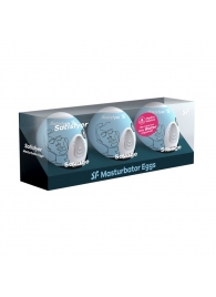 Набор из 3 мастурбаторов-яиц Satisfyer Savage - Satisfyer - в Люберцах купить с доставкой