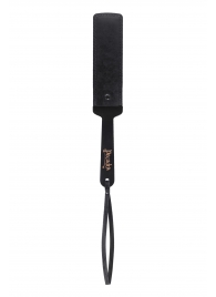 Черный кожаный пэддл - 37 см. - Pecado - купить с доставкой в Люберцах