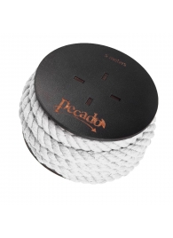 Белая веревка для шибари на катушке - 5 м. - Pecado - купить с доставкой в Люберцах