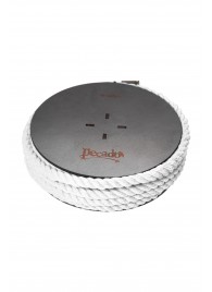 Белая веревка для шибари на катушке - 10 м. - Pecado - купить с доставкой в Люберцах