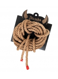 Джутовая веревка для шибари - 5 м. - Pecado - купить с доставкой в Люберцах