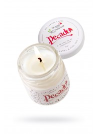 Массажная свеча Caramel   Popcorn - 35 мл. - Pecado - купить с доставкой в Люберцах