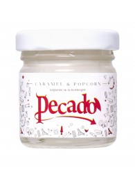 Массажная свеча Caramel   Popcorn - 35 мл. - Pecado - купить с доставкой в Люберцах