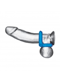 Комплект из 2 эрекционных колец-восьмерок 2-Pack Duo Cock And Ball Stamina Enhancement Ring - BlueLine - в Люберцах купить с доставкой