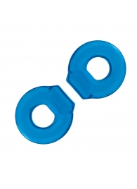 Комплект из двух колец для пениса 2-Pack Ultra-Stretch Stamina Endurance Ring - BlueLine - в Люберцах купить с доставкой