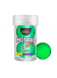 Лубрикант на силиконовой основе Hot Ball Plus с покалывающим эффектом (2 шарика по 3 гр.) - HotFlowers - купить с доставкой в Люберцах