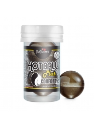 Анальный лубрикант на масляной основе Hot Ball Plus Conforto (2 шарика по 3 гр.) - HotFlowers - купить с доставкой в Люберцах