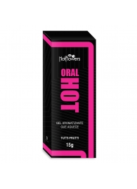 Гель для оральных ласк Oral Hot с согревающим эффектом - 15 гр. - HotFlowers - купить с доставкой в Люберцах