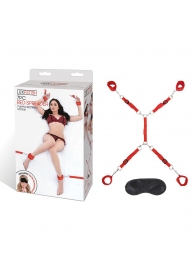 Красная фиксация на матрас Classic Bedspreader - Lux Fetish - купить с доставкой в Люберцах