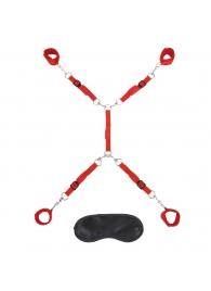 Красная фиксация на матрас Classic Bedspreader - Lux Fetish - купить с доставкой в Люберцах