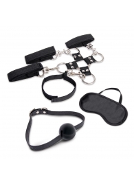 Набор для фиксации из 7 предметов Hogtie   Ball Gag Kit - Lux Fetish - купить с доставкой в Люберцах