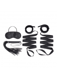 Эротический набор 4PC Bondage Bed Strap   Flogger Kit - Lux Fetish - купить с доставкой в Люберцах